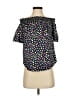 J.Crew 100% Cotton Black Short Sleeve Blouse Size 2 - photo 1