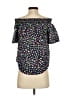 J.Crew 100% Cotton Black Short Sleeve Blouse Size 2 - photo 2