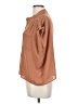 OVI 100% Polyester Tan Short Sleeve Blouse Size L - photo 5