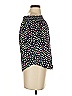 J.Crew 100% Cotton Black Short Sleeve Blouse Size 2 - photo 4
