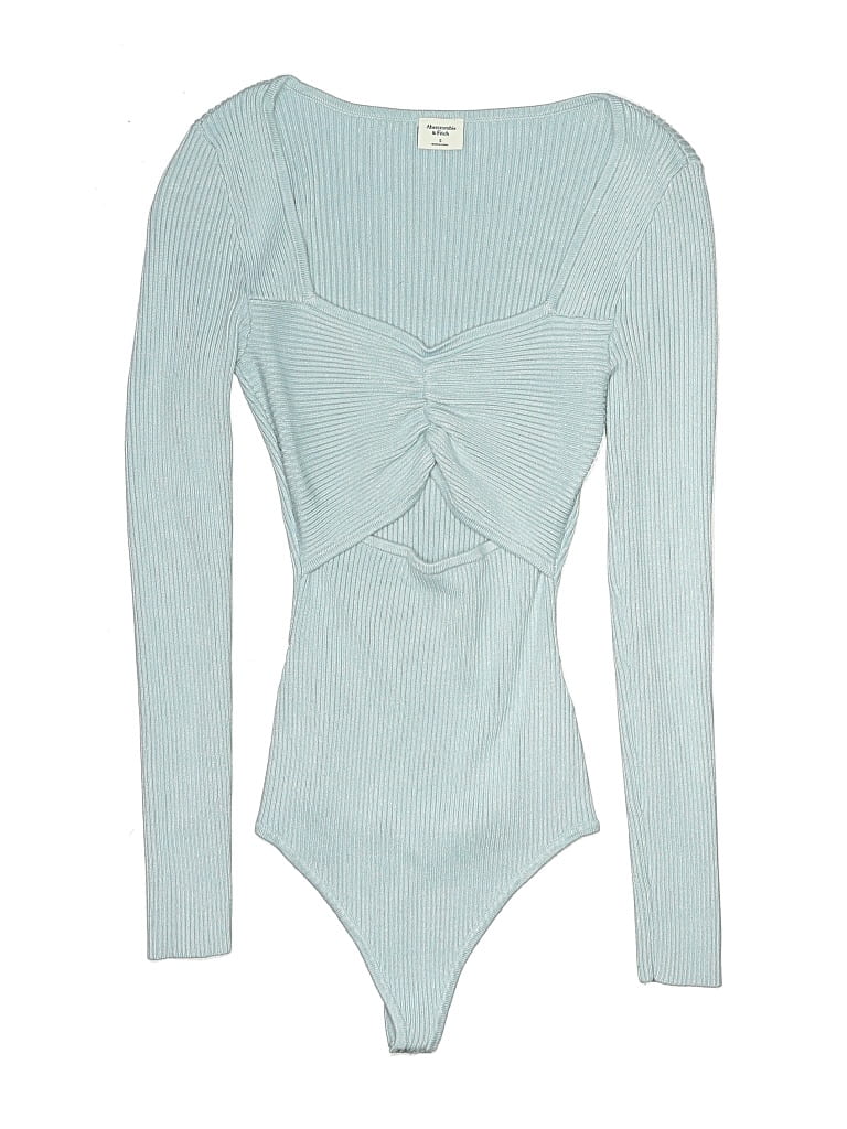 Pre-owned Abercrombie & Fitch Bodysuit In Blue