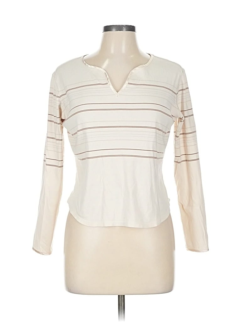 Pre-owned Covington Long Sleeve T-shirt In White