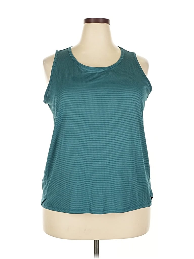 Pre-owned Xersion Sleeveless T-shirt In Blue