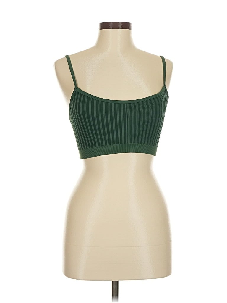 Pre-owned Aerie Tube Top Green Strapless Neckline Tops