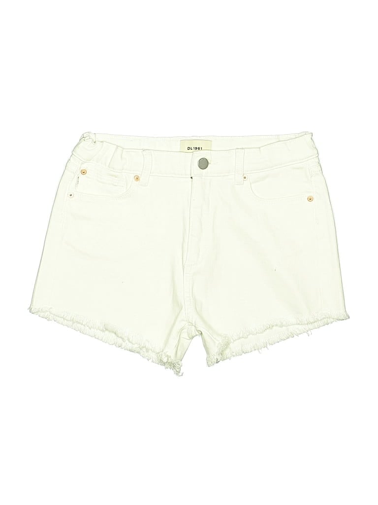 Pre-owned Dl1961 Denim Shorts In White
