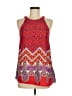 Kenar 100% Rayon Red Sleeveless Blouse Size M - photo 1