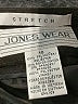 Jones Wear Stripes Black Formal Skirt Size 16 - photo 4