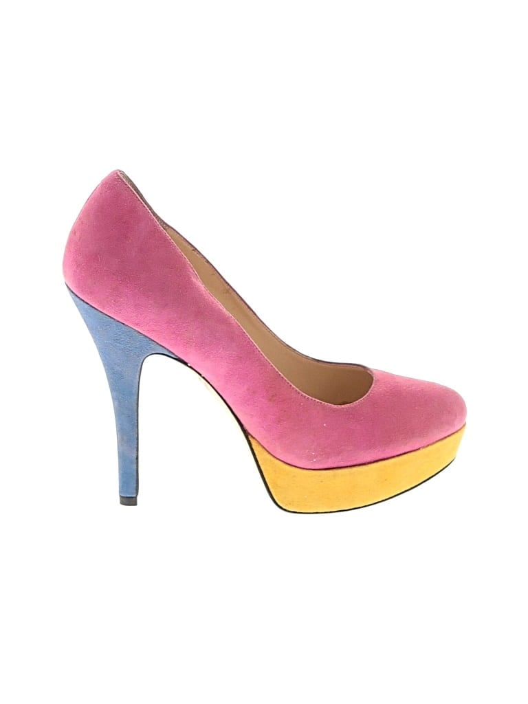 Pre-owned Enzo Angiolini Heels In Pink