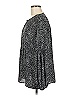 Ann Taylor LOFT 100% Polyester Black Long Sleeve Blouse Size M - photo 5