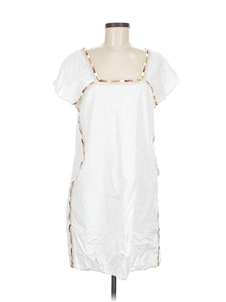 Pre-owned Faherty Casual Dress In White