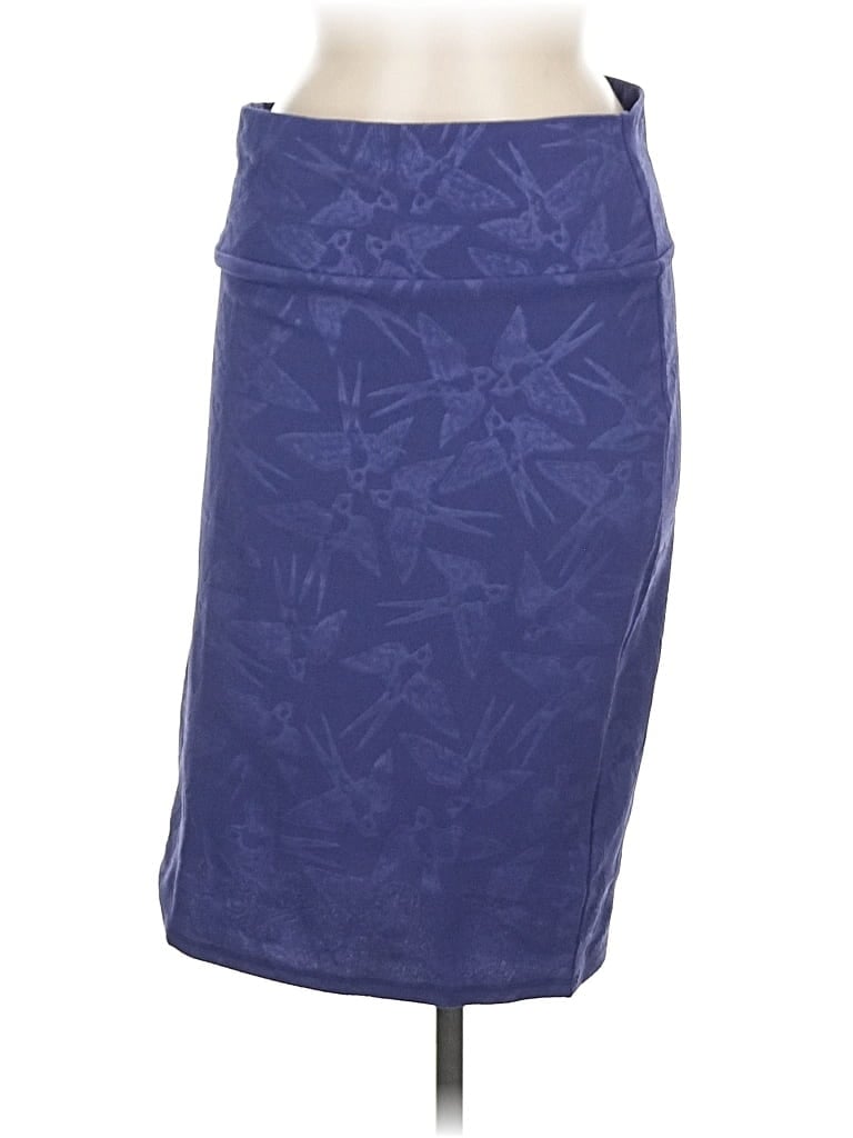 Pre-owned Lularoe Casual Skirt In Purple