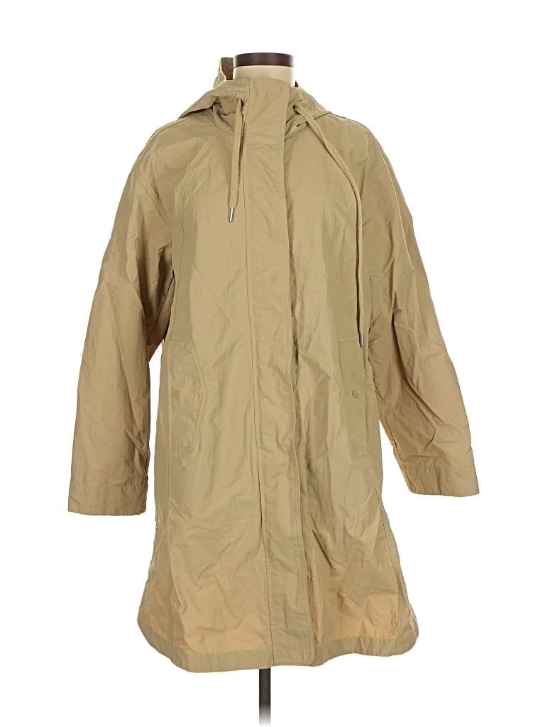 Pre-owned Athleta Raincoat In Brown