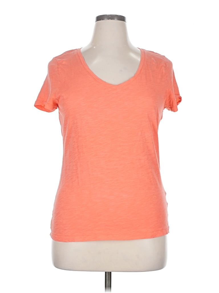 Pre-owned Tommy Hilfiger Short Sleeve T-shirt In Orange