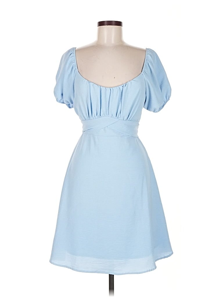 Pre-owned Altar'd State Cocktail Dress In Blue