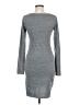 Leith Solid Gray Casual Dress Size M - photo 2