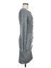 Leith Solid Gray Casual Dress Size M - photo 4
