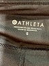 Athleta 100% Polyester Solid Black Casual Skirt Size S - photo 3