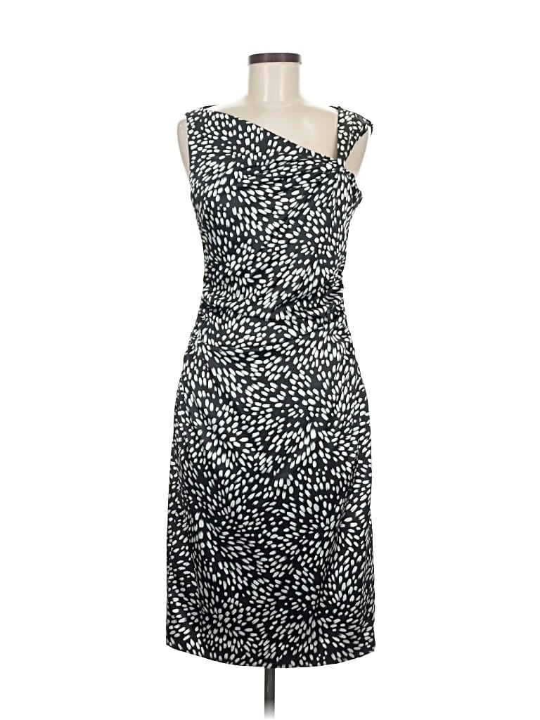Pre-owned Maggy London Cocktail Dress In Silver