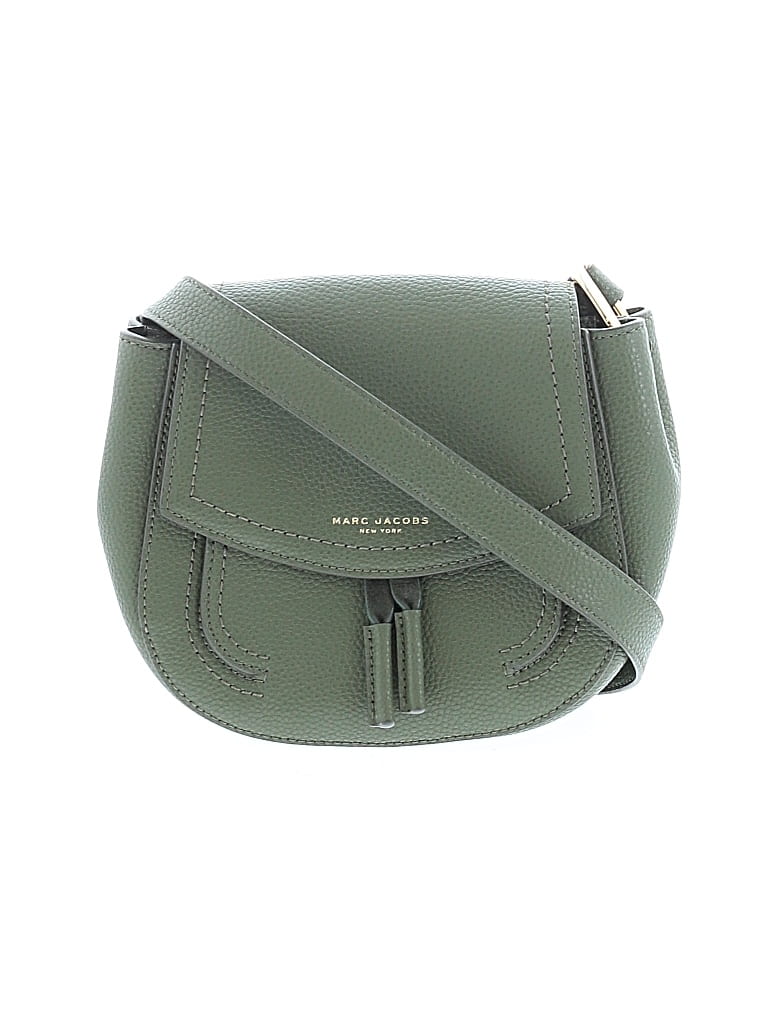 Pre-owned Marc Jacobs Leather Crossbody Bag In Green