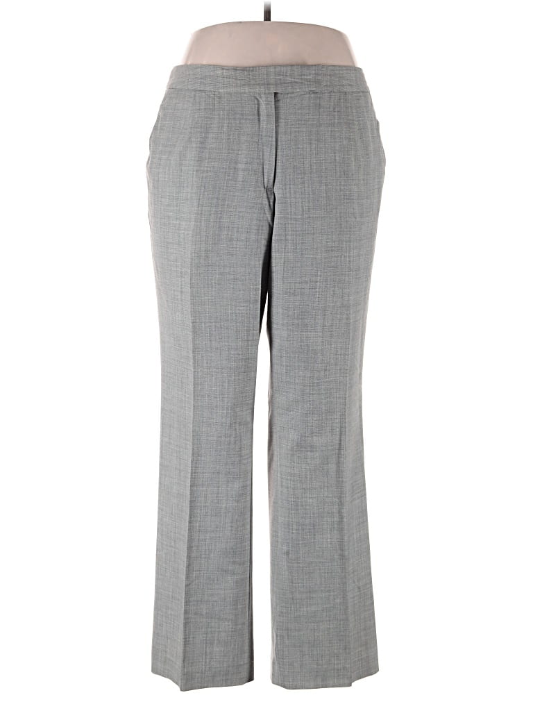 Pre-owned Talbots Wool Pants In Gray