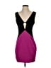 TOBI Color Block Purple Cocktail Dress Size S - photo 1