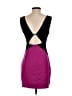 TOBI Color Block Purple Cocktail Dress Size S - photo 2