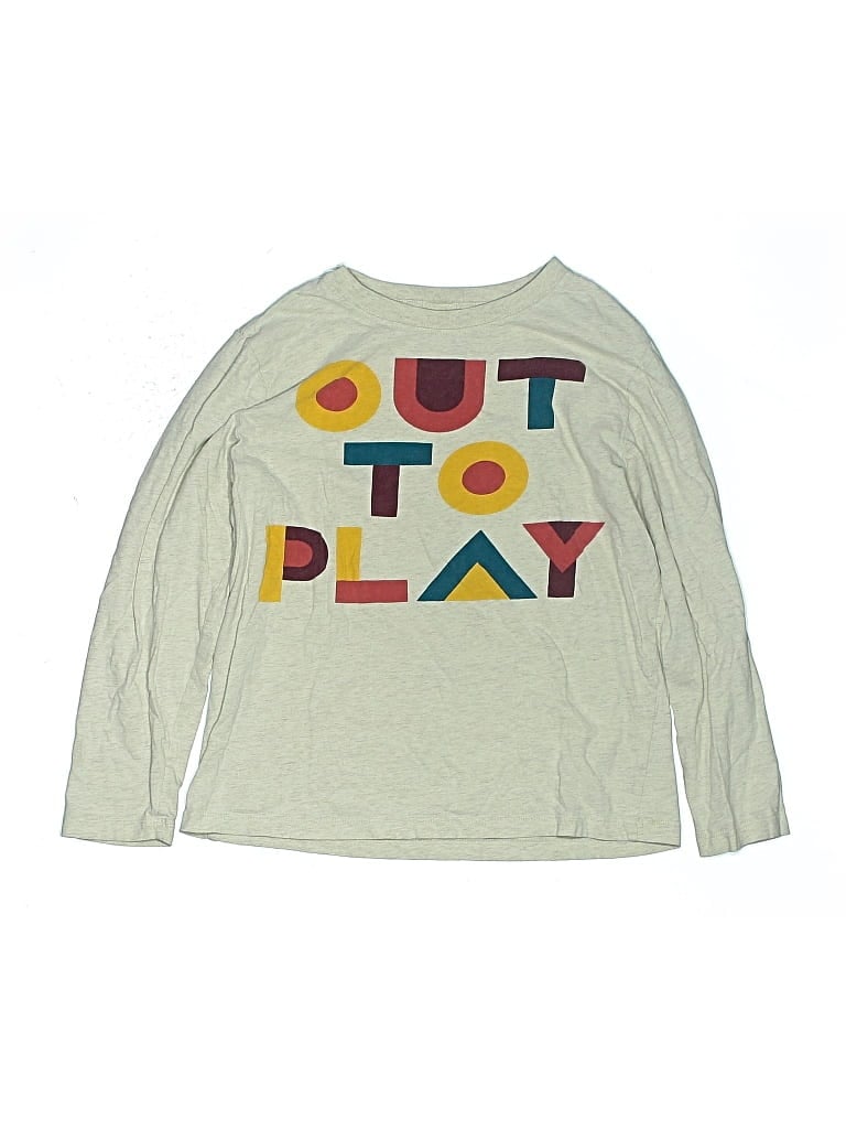 HANNA ANDERSSON Pre-owned Kids' Long Sleeve T-shirt In Gray