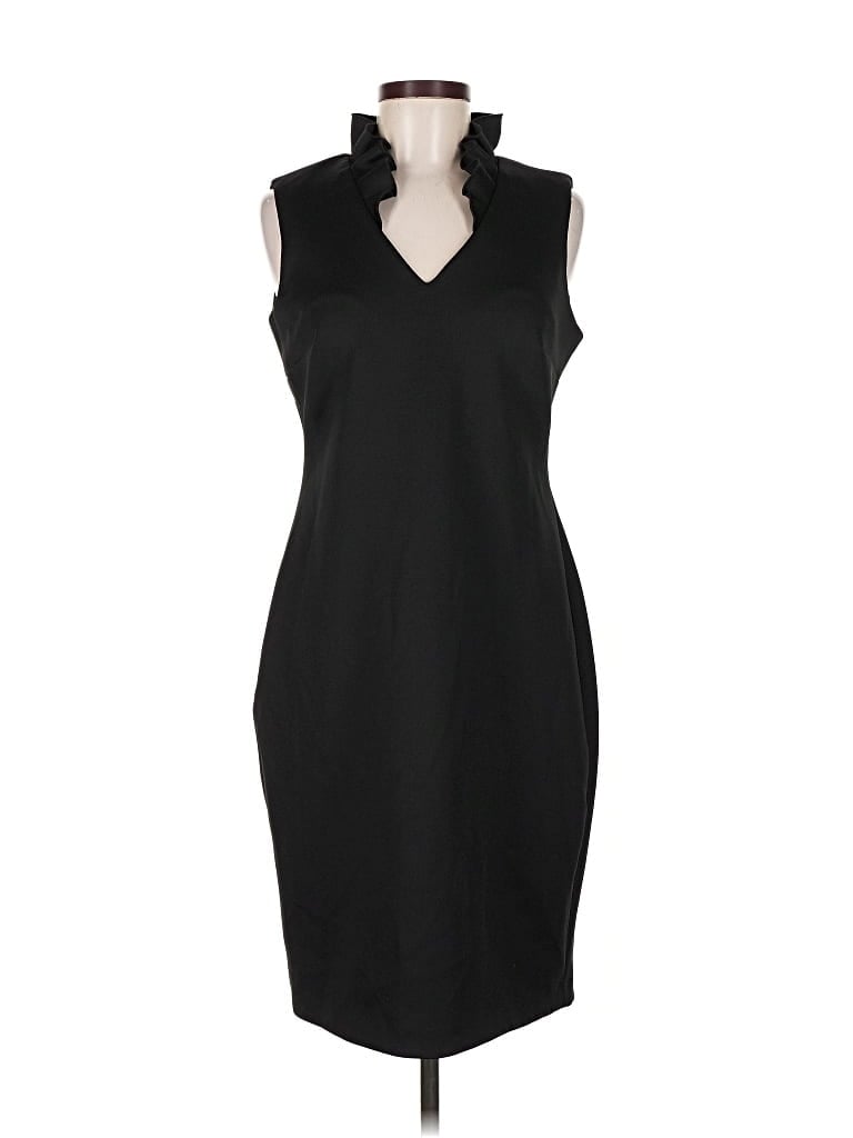 Pre-owned Calvin Klein Cocktail Dress In Black