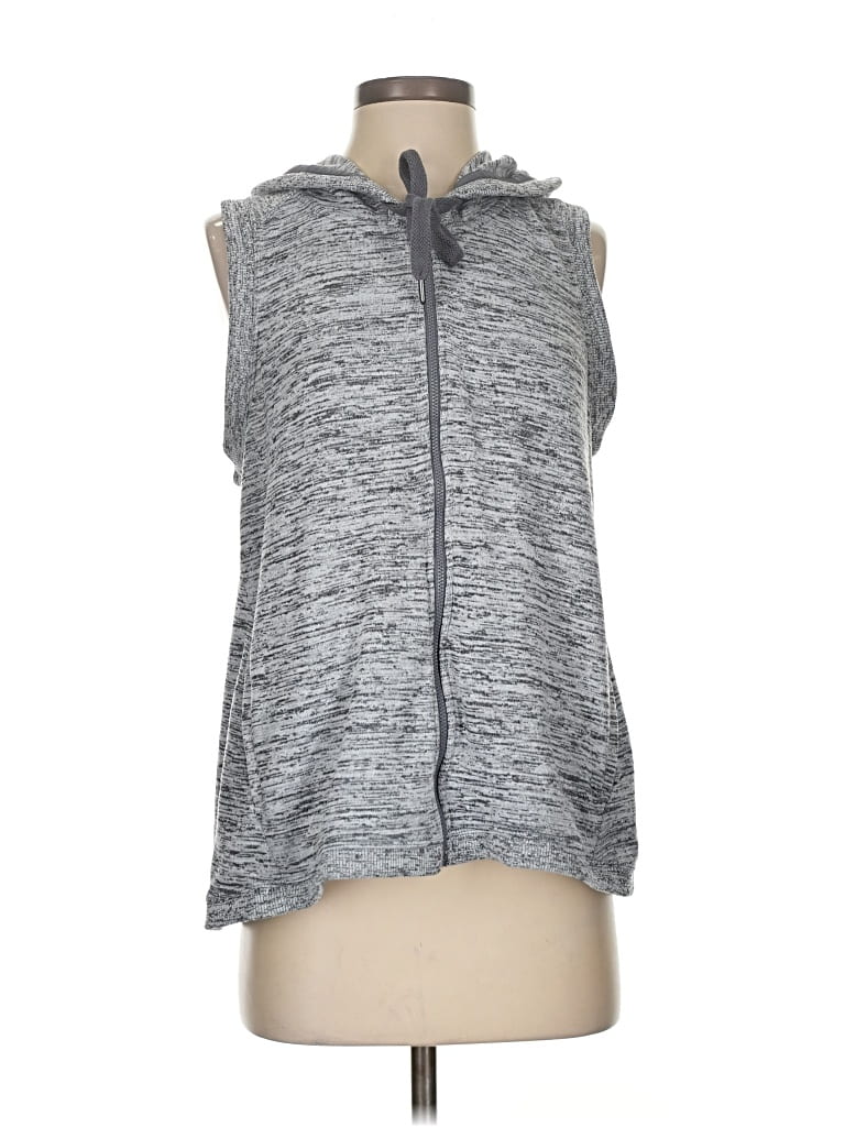 Pre-owned Athleta Vest In Gray