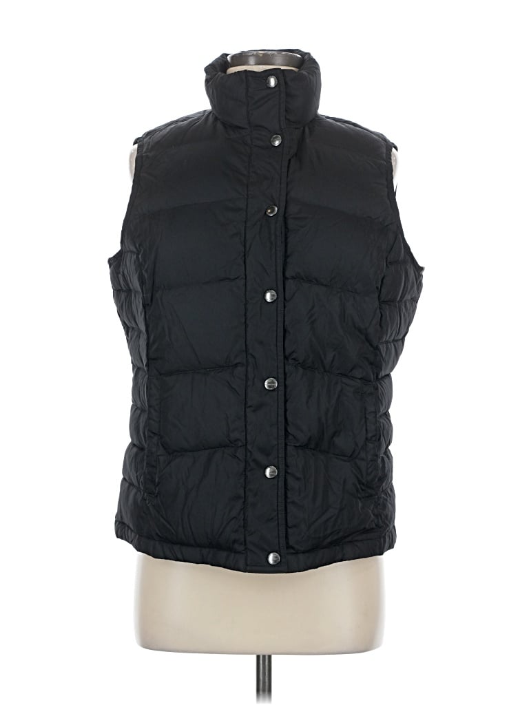 Pre-owned Lands' End Vest In Black