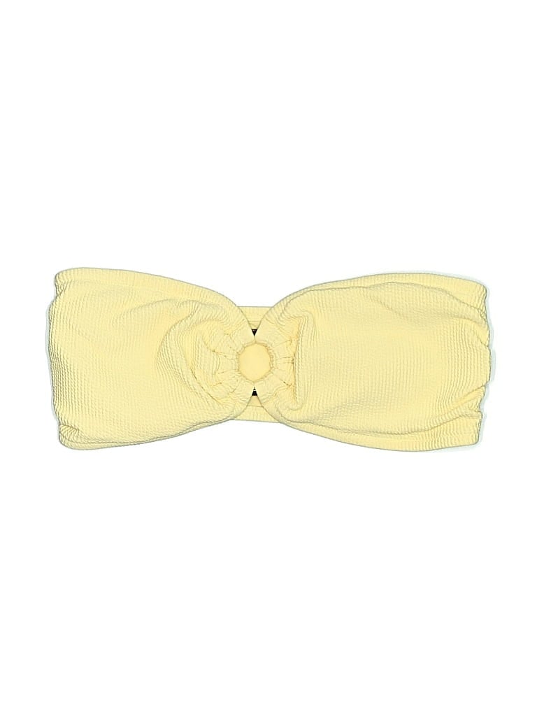 H&m Swimsuit Top Yellow Swimwear