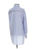 Zara Stripes Blue Long Sleeve Button-Down Shirt Size XS - photo 2