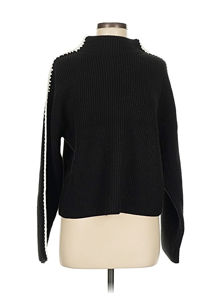 Pre-owned Ann Taylor Turtleneck Sweater In Black
