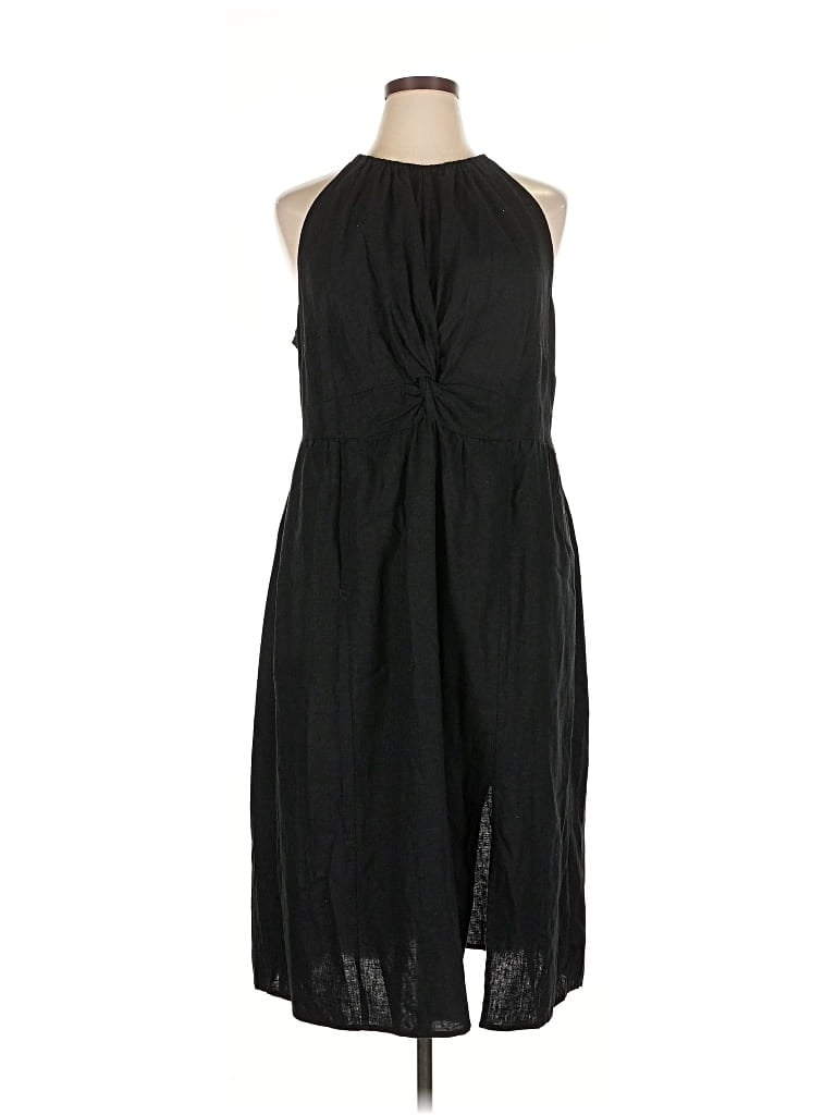Pre-owned Ava & Viv Casual Dress In Black