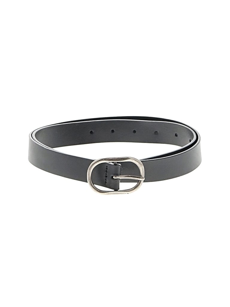 Pre-owned Melrose And Market Leather Belt In Black