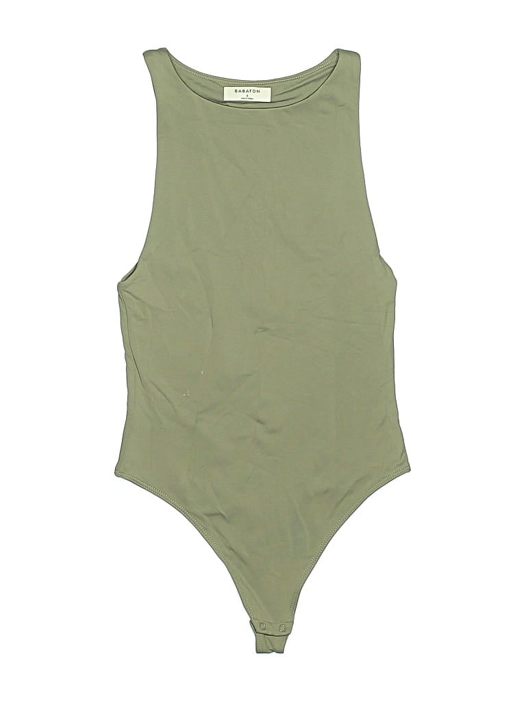 Pre-owned Babaton Bodysuit In Green