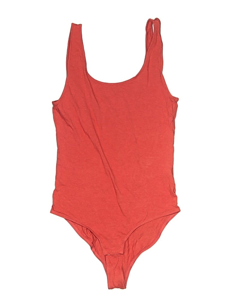 Pre-owned Madewell Bodysuit In Red