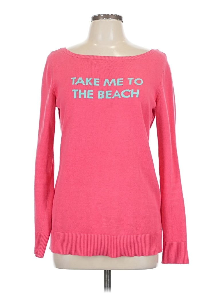 Pre-owned Lilly Pulitzer Pullover Sweater In Pink