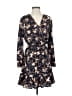 Veronica M. Print Blue Casual Dress Size S - photo 1