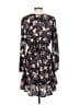 Veronica M. Print Blue Casual Dress Size S - photo 2