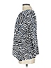 La Mer Luxe 100% Rayon Animal Print Blue 3/4 Sleeve Blouse Size L - photo 5