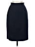 DKNY 100% Wool Solid Blue Wool Skirt Size 2 - photo 1