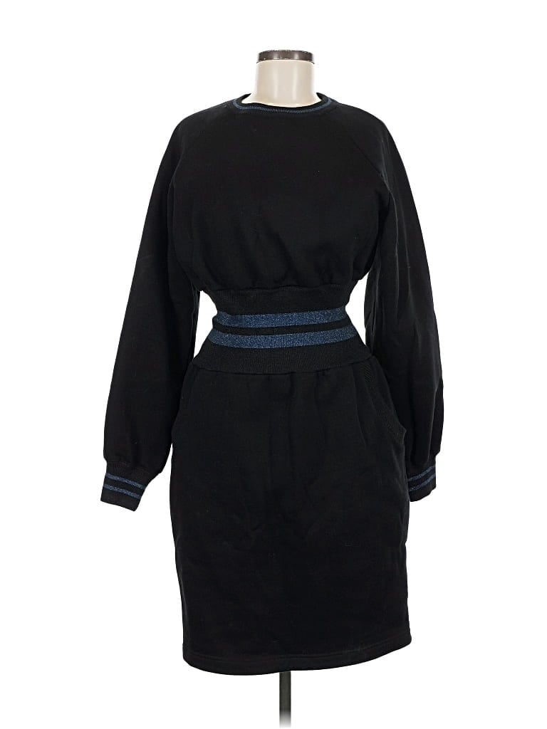 Pre-owned Cynthia Rowley Tjx Casual Dress In Black