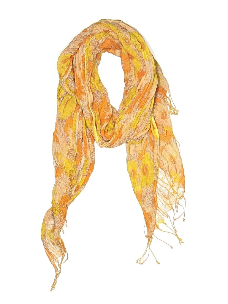 Pre-owned Unbranded Scarf In Orange