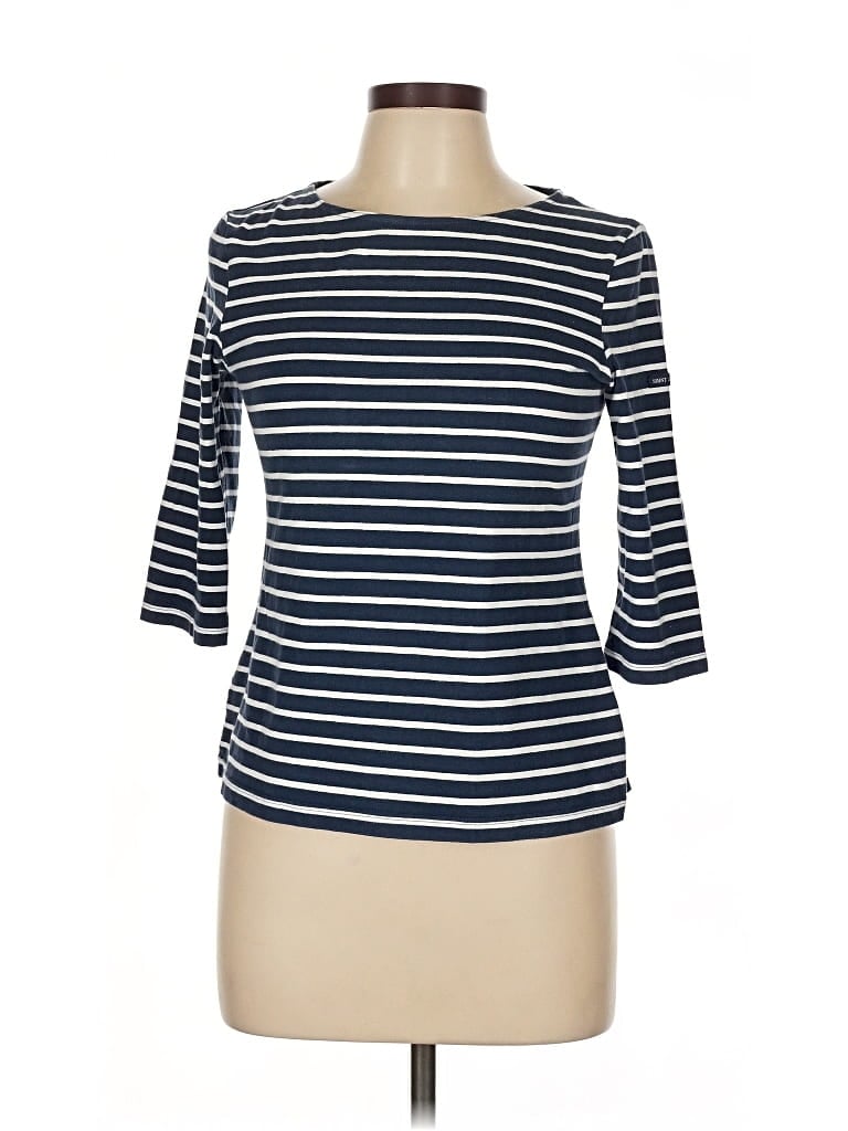 Pre-owned Saint James 3/4 Sleeve T-shirt In Blue