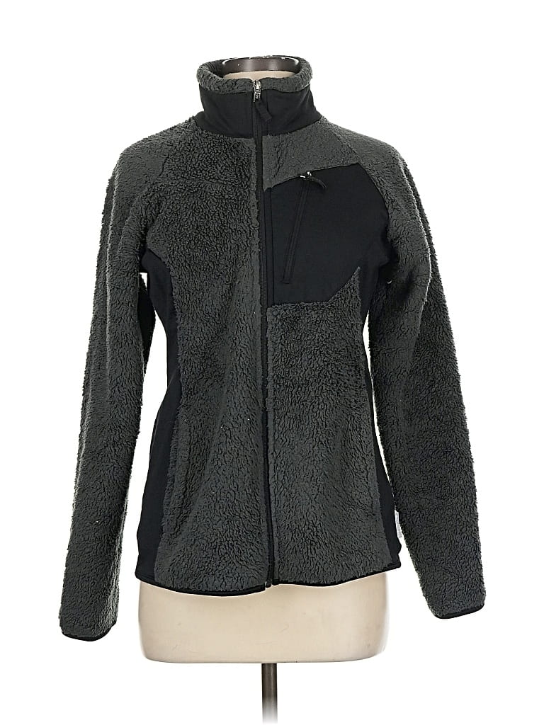 Pre-owned Columbia Fleece Jacket In Gray