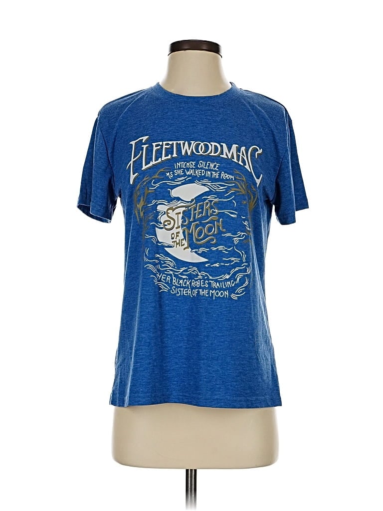 Pre-owned Unbranded Short Sleeve T-shirt In Blue