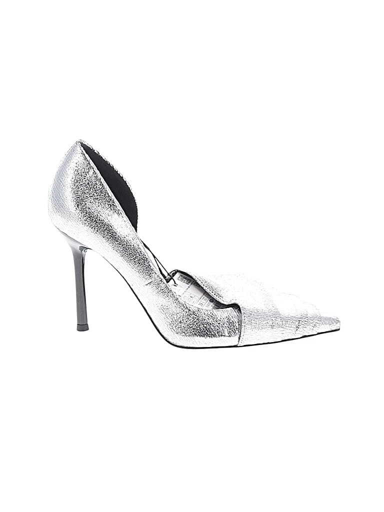 Zara Heels In Silver