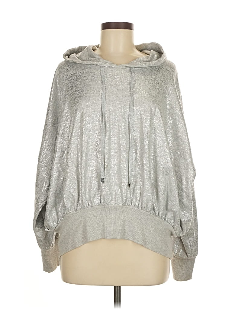 Pre-owned Karl Lagerfeld Poncho In Silver