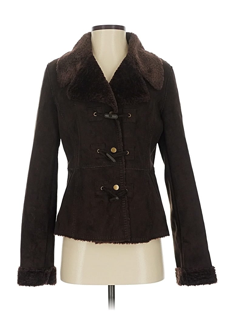Pre-owned Wilsons Leather Coat In Brown